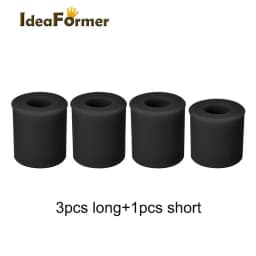3D Printer Heatbed Leveling Kit Aluminum Hand Twist Leveling Nut + Springs + Silicone Column 18mm 16mm for Ender 3/Ender 5/CR-10