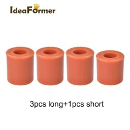 3D Printer Heatbed Leveling Kit Aluminum Hand Twist Leveling Nut + Springs + Silicone Column 18mm 16mm for Ender 3/Ender 5/CR-10
