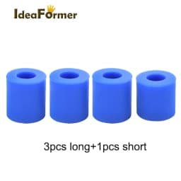 3D Printer Heatbed Leveling Kit Aluminum Hand Twist Leveling Nut + Springs + Silicone Column 18mm 16mm for Ender 3/Ender 5/CR-10