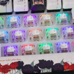 Wholesales KTT Kang White V3 Switches Mechanical Keyboard Switch 5Pin Custom Cherry RGB SMD Gaming Compatible With MX Switch