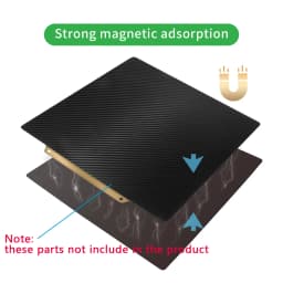 Magnetic Base 150/180/220/235/310mm Sticker With 3M Adhersive Magnetic Build Plate Tape For 3D Printer Platform Bed Ender 3 KP3S