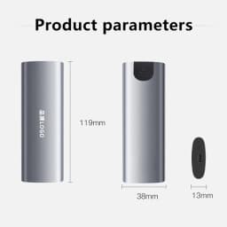 UTHAI M.6 Hard Disk Box 3.1 Dual Protocol NVME/NGFF SATA SSD Type-C 3.1 Disk Tool Free M.2 SSD Case Built-in Metal Heat Sink