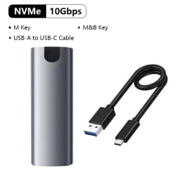UTHAI M.6 Hard Disk Box 3.1 Dual Protocol NVME/NGFF SATA SSD Type-C 3.1 Disk Tool Free M.2 SSD Case Built-in Metal Heat Sink
