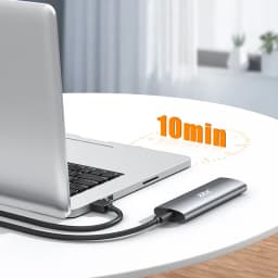 UTHAI M.6 Hard Disk Box 3.1 Dual Protocol NVME/NGFF SATA SSD Type-C 3.1 Disk Tool Free M.2 SSD Case Built-in Metal Heat Sink