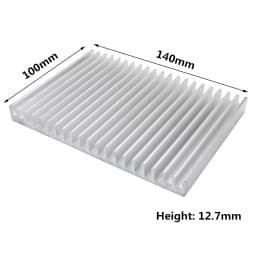 Extruded Aluminum Heatsink Heat Sink Radiator for Electronic LED Chip Power Amplifier Cooler Cooling Heat Dissipation