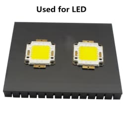 Extruded Aluminum Heatsink Heat Sink Radiator for Electronic LED Chip Power Amplifier Cooler Cooling Heat Dissipation