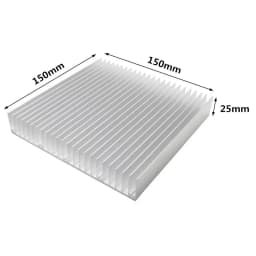 Extruded Aluminum Heatsink Heat Sink Radiator for Electronic LED Chip Power Amplifier Cooler Cooling Heat Dissipation