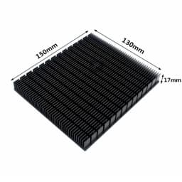 Extruded Aluminum Heatsink Heat Sink Radiator for Electronic LED Chip Power Amplifier Cooler Cooling Heat Dissipation