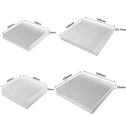 Extruded Aluminum Heatsink Heat Sink Radiator for Electronic LED Chip Power Amplifier Cooler Cooling Heat Dissipation