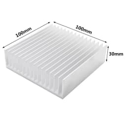 Extruded Aluminum Heatsink Heat Sink Radiator for Electronic LED Chip Power Amplifier Cooler Cooling Heat Dissipation