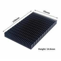 Extruded Aluminum Heatsink Heat Sink Radiator for Electronic LED Chip Power Amplifier Cooler Cooling Heat Dissipation