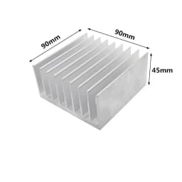 Extruded Aluminum Heatsink Heat Sink Radiator for Electronic LED Chip Power Amplifier Cooler Cooling Heat Dissipation