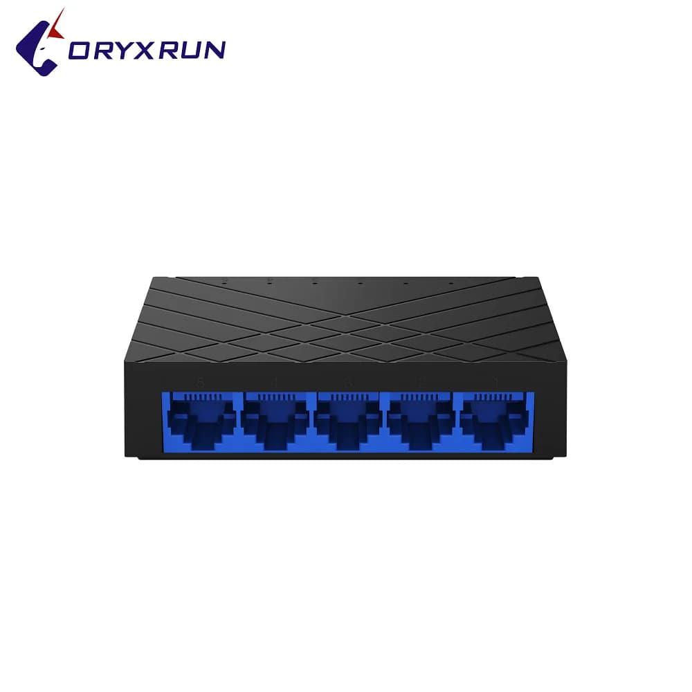 LP-S105G 5-PORT 1000M Gigabit Switch Monitoring Network Cable Splitter Commercial Networking Equipments