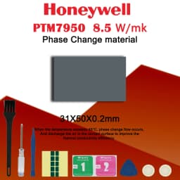 Honeywell PTM7950 Phase Change Pad 8.5W/mk Thermal Grease Material CPU/GPU Cooling Thermal Conductive Paste Silicone Grease Pad