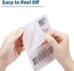 100/500 Sheets Phomemo Thermal Label Sticker 100x150mm Shipping Labels for Postage Barcode Compatible with PM241 PM246S Printer