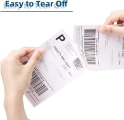 100/500 Sheets Phomemo Thermal Label Sticker 100x150mm Shipping Labels for Postage Barcode Compatible with PM241 PM246S Printer