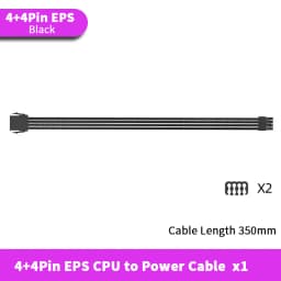 TEUCER 350mm ATX EPS PCI-E Extension Cable for CPU GPU Motherboard 24PIN 4+4PIN 6+2PIN 8PIN PSU Extension Cord