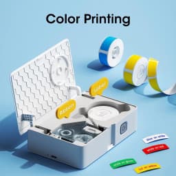 NIIMBOT B18 Labeling Ribbon, Refill Tapes for Thermal Transfer Label Printer/Color label Printer, Long Lasting Non Fade