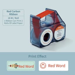 NIIMBOT B18 Labeling Ribbon, Refill Tapes for Thermal Transfer Label Printer/Color label Printer, Long Lasting Non Fade