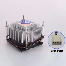 80MM CPU Air Cooler 4PIN PWM Cooling PC Radiator Fan for Intel 2011 X79 X99 CPU Fan Ventilador