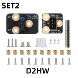Mellow D2F-01/D2HW Klicky PCB Kit Voron 2.4 Probe 3D Printer DIY Z Auto Leveling Kits For Voron 3D Printers (No Prints Included)