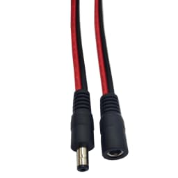 1 Pair 14AWG DC Power Pigtail 5.5mm X 2.1mm Male & Female Connector Power Extension Cable CCTV Security Camera LED Strip Light