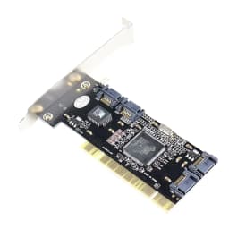 PCI To 4 Ports SATA Internal CONTROLLER RAID CARD 4 SATA SERIAL ATA PCI CONTROLLER RAID CARD Sil3114 Chipset Sata Cables