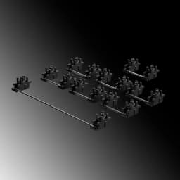 Designer Studio Plate Mount Stabilizers Adaptive 6.25U 7U Flexible Structure Mechanical Keyboard