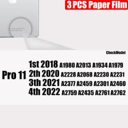 3Pcs Paper Feel Like Screen Protector For ipad 9th Generation 8 7 6 Air 5 4 10th Pro 11 10.5 9.7 Mini 4 5 6 No Glass