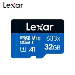 100% Original Lexar 633x Memory Card 32GB 64GB 128GBClass 10 High Speed 256GB 512GB TF Card UHS-I A1 Micro SD Card