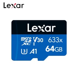 100% Original Lexar 633x Memory Card 32GB 64GB 128GBClass 10 High Speed 256GB 512GB TF Card UHS-I A1 Micro SD Card