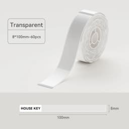 Niimbot D11 D110 D101 H1S Transparent Label Sticker Name Tag Thermal Labels Adhesive Paper Sticky Notes Office School Supplies
