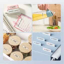 Niimbot D11 D110 D101 H1S Transparent Label Sticker Name Tag Thermal Labels Adhesive Paper Sticky Notes Office School Supplies