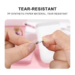 Niimbot D11 D110 D101 H1S Transparent Label Sticker Name Tag Thermal Labels Adhesive Paper Sticky Notes Office School Supplies