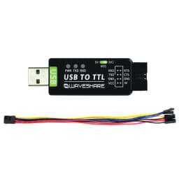 Industrial USB To TTL Converter Original FT232RL/CH343G Multi Protection & Systems Support Stable Transmission LED Indicators