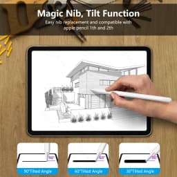 For Apple Pencil 2 1 with Wireless Charging, for iPad Pencil Palm Rejection Tilt Pen for iPad Air 4 5 Pro 11 12.9 Mini 6 Stylus