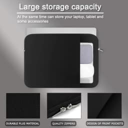 Laptop Bag Case For Macbook Air Pro 13 14 15.6 Xiaomi Lenovo Asus Dell HP Notebook Sleeve 13.3 Inch Protective Case Black Grey