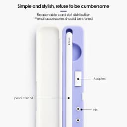 Portable for Apple Pencil 2 1 Case Storage Box Pouch Pen Holder Stylus Cover for Apple IPad Pencil 1st 2nd Gen Plastic Cases