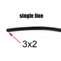 5 Meter Inkjet Printer Ink Tube Single 4 6 8 Lines Ways UV Ink Tube Eos Solvent Printer Ink Hose Pipe for Epson XP600 Head Pipe