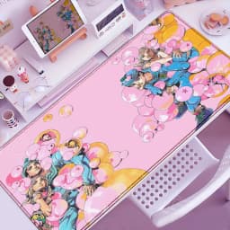 Funny Anime Jojo Bizarre Adventure Mouse Pad Cabinet Keyboard Accessories Joseph Joestar Laptop Gaming Large Lock Edge Mousepad