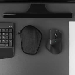 Geekria Hard EVA Case for Logitech MX Master 4 MX Master 3S MX Master 3 Wireless Mouse Shockproof Travel Bag Dark Gray