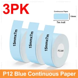 P12 Thermal Label Printer Similar as D11 D110 D101 Marklife P12 Mini Label Maker Handheld Label Machine with Adhesive Label Tape