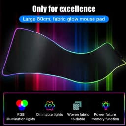 Diy Large Mouse Pad HD Custom Led Rgb Mousepad Luminescence Mouse mat Computer Laptop Gamer Pasd PC Gaming Cool Big Desk Mat XXL