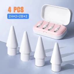 Thin Soft Nib Replacements: 4pcs/6pcs Pencil Refills for Apple Pencil 1/2/3rd (USB-C)/Pro
