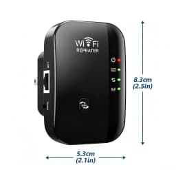 Wireless 300M 2.4GHz WiFi Range Extender, Strong Signal Repeater Amplifier Convenient Setup Network Booster For Home Office