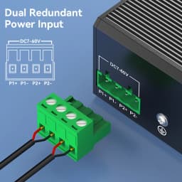 HORACO 8 Port Gigabit Industrial Switch 1000Mbps industry Network Ethernet Switch DIN Rail Mounted Plug and Play
