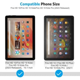 For Amazon Fire HD 10 2023 Tempered Glass Screen Protector 10.1 Inch Tablet Anti Scratch Clear Protective Film
