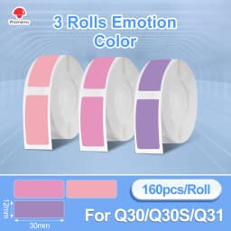 Phomemo Q30 Bluetooth Thermal Label Printer, Pocket Sticker Maker for Date/DIY Labels, iOS Android Wireless Printer, Multi-Paper