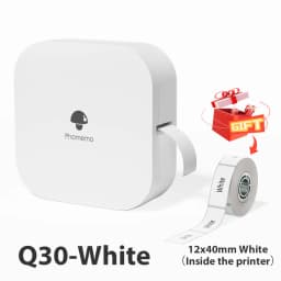 Phomemo Q30 Bluetooth Thermal Label Printer, Pocket Sticker Maker for Date/DIY Labels, iOS Android Wireless Printer, Multi-Paper