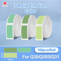Phomemo Q30 Bluetooth Thermal Label Printer, Pocket Sticker Maker for Date/DIY Labels, iOS Android Wireless Printer, Multi-Paper